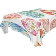 thumbnail image 1 of Coolnut Easter Bunny Eggs Tablecloth 60"x108", Waterproof Washable Polyester Square Table Cover, Durable Tablecloth for Kitchen Dining Table Party Decor, 1 of 7