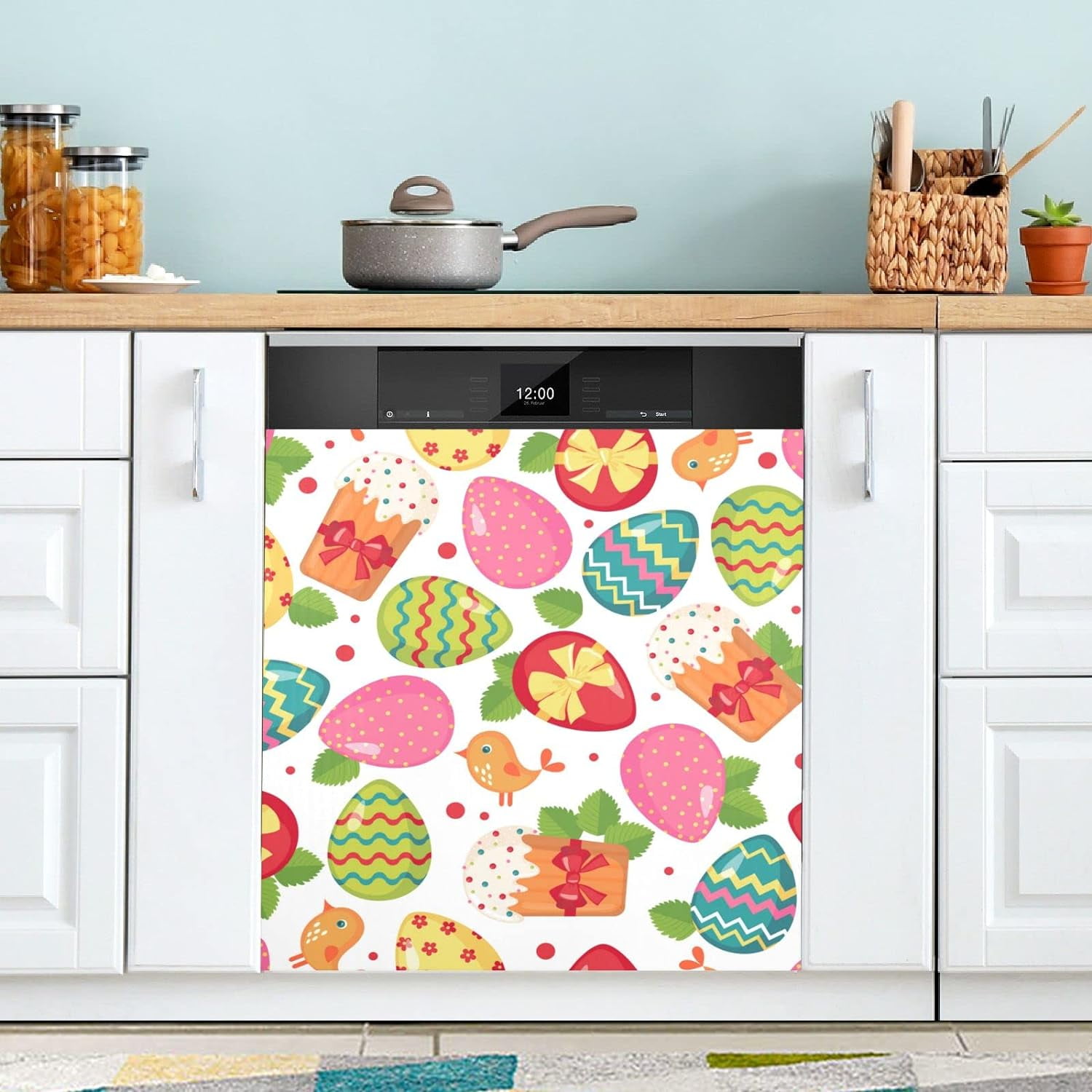 Coolnut Easter Dishwasher Cover Decorative Door Cover