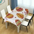 thumbnail image 1 of Coolnut Easter Eggs Flower Rectangle Tablecloth Spill-Proof Polyester Table Cloth Table Cover for Kitchen Dining Picnic Holiday Party Decoration, 54"x72", 1 of 7