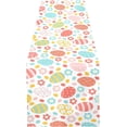thumbnail image 1 of Coolnut Easter Eggs Pattern Table Runner - 18x72 Inch Soft Fabric Table Runner, Heat-Resistant for Kitchen, Dining, Holiday House Decor, 1 of 7