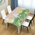 thumbnail image 1 of Coolnut Easter Eggs Rectangle Tablecloth, Spill-Proof Polyester Table Cloth, Table Cover for Kitchen Dining Picnic Holiday Party Decoration, 60"x60", 1 of 7