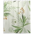 thumbnail image 1 of Coolnut Elegant Leaves Shower Curtain Bathroom Decor Watercolor Shower Curtain Sets Fabric Cloth Bathroom Curtains with Hooks 60x72 Inch, 1 of 6