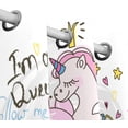 thumbnail image 1 of Coolnut Fairy Unicorn Thermal Insulated Blackout Grommet Printed Window Curtain - 84x55 in - 100% Polyester 2 Panels, Symmetry, 1 of 5