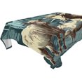 thumbnail image 1 of Coolnut Farm Animals Rectangle Tablecloth Waterproof Polyester Table Clothative Stain Resistant & Wrinkle Resistant Washable Table Cover for Dining Table/Party/Camping 54x54 Inch Decor Gift, 1 of 7