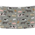 thumbnail image 1 of Coolnut Farm Animals Tapestry Aesthetic Tapestry Wall Hanging 90" x 60" Inches Home Decor Gifts, 1 of 6