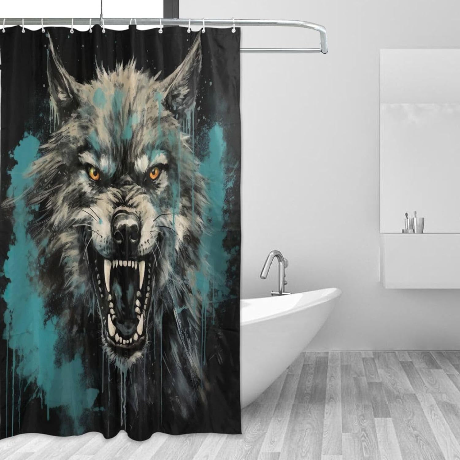 Crimson Wyrm Shower Curtain NCU0NTV942