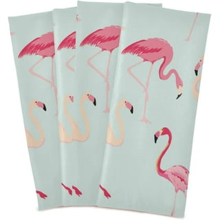 Coolnut Pretty Flamingo Kitchen Dish Towel Set,Drying Kitchen Towels Tea  Towels Gift Set for Drying Cleaning Cooking Baking 1Pcs 