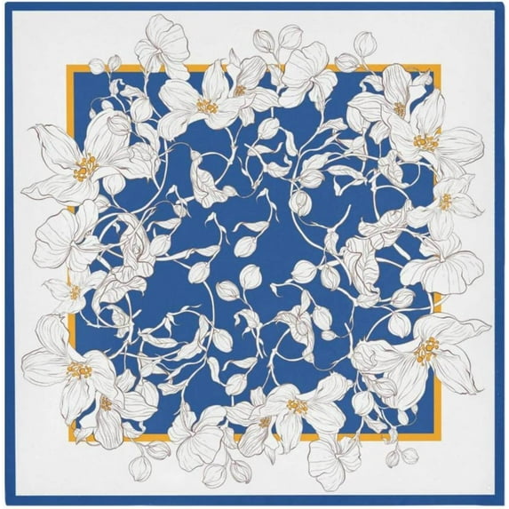 Coolnut Flower Cloth Napkins Set of 6,Reusable Washable Polyester Dinner Table Napkins for Kitchen,Dining,Restaurant,Party Decoration