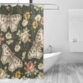 thumbnail image 1 of Coolnut Flower Shower Curtain, Waterproof Washable Bathroom Shower Curtain, Durable Polyester Cloth Fabric Bathroom Decor Set with 12 Hooks,60 x 72 inches, 1 of 6
