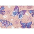 thumbnail image 1 of Coolnut Flowers and Butterfly Bathroom Rug Rectangular Bath Mat Non Slip Bath Rugs Absorbent Shaggy Bathmats for Sink Shower 16" x 24" Home Decor, 1 of 7