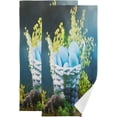 thumbnail image 1 of Coolnut Forest Colorful Easter Eggs Hand Towels 2 PCS, Spring Kitchen Towel Ultra Soft and Highly Absorbent,Decorative Fingertip Face Towel for Bathroom Hotel, 28.3"x14.4", 1 of 5