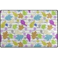 thumbnail image 1 of Coolnut Funny Paper Leaves Area Rug Pad 60 x 39 inch (5'x 3'3"), 100% Light Weight Polyester Fabric Floor Mat for Living Room Bedroom, 1 of 6