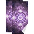 thumbnail image 1 of Coolnut Galaxy Soft Hand Towels, 2 PcsAbsorbent Bath Towel Decorative Fingertip Towels for Bathroom Gym Spa Hotel Beach Swimming Pool,14.4"x 28.3", 1 of 6