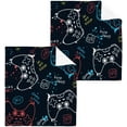thumbnail image 1 of Coolnut Gamepad Washcloths 6 Pack, Highly Absorbent Soft Cotton Fingertip Towels for Bathroom, Kitchen, Gym, Spa, Home Decor, 12 x 12 Inch Washcloth Gift, 1 of 7