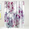 thumbnail image 1 of Coolnut Gentle Sakura Pattern Thermal Insulated Blackout Grommet Printed Window Curtain - 84x55 in - 100% Polyester 2 Panels, Stitchingstyles, 1 of 6