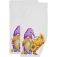 thumbnail image 1 of Coolnut Gnome Pumpkin Sunflowers Hand Towels 2 PCS, Ultra Soft and Highly Absorbent, Hello Autumn Decorative Fingertip Towel for Home, Bathroom, Kitchen, 28.3"x14.4", 1 of 4
