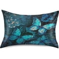 thumbnail image 1 of Coolnut Gold Butterfly Satin Pillowcase for Hair and Skin Silk Pillowcase Soft Sleeping Pillow Covers Smooth Cooling Pillowcase with Envelope Closure Size Standard 20x30 in Home Decor Gifts, 1 of 7