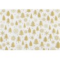 thumbnail image 1 of Coolnut Gold Christmas Tree Anti-Slip Ultra Absorbent Durable Bath Rug with Rubber Backing,24"x16", 1 of 7
