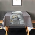 thumbnail image 1 of Coolnut Gray Marble Table Runner 14"x108", Kitchen Dining Table Cloth Runner Decoration for Indoor Outdoor Home Holiday Thanksgiving Christmas Party Decor, 1 of 5