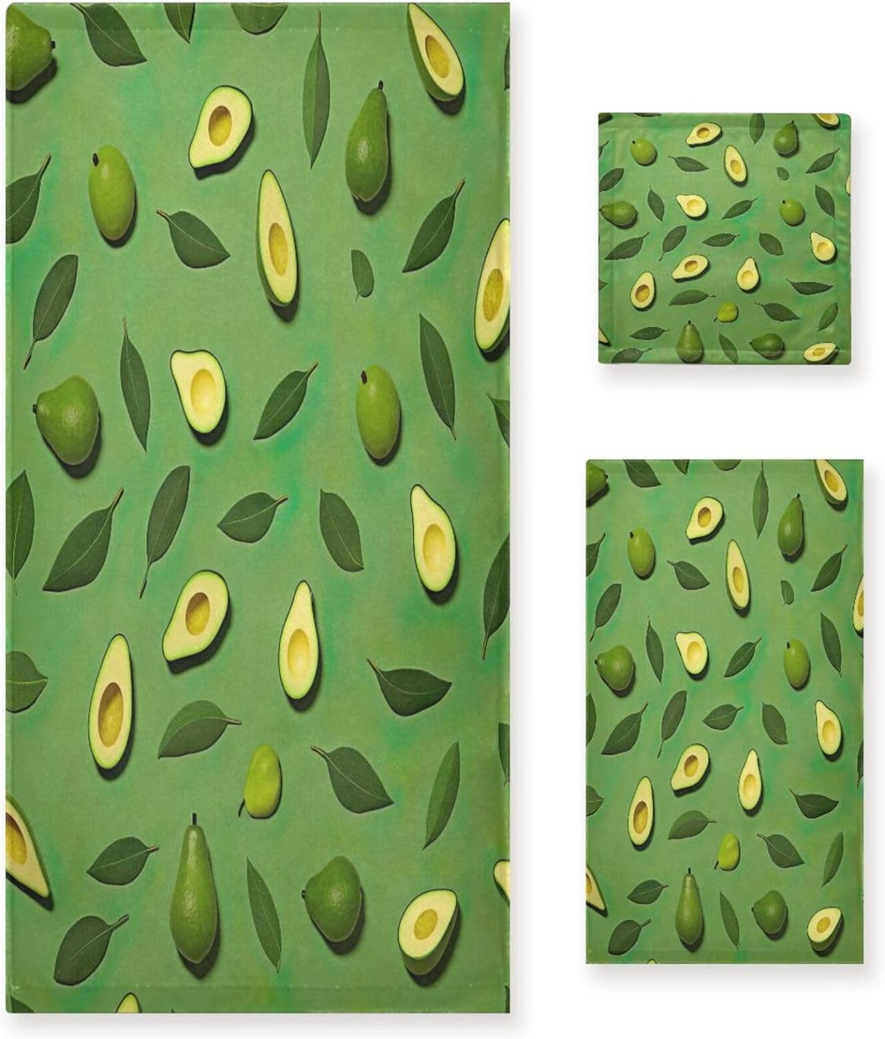 Avocado Fieldcrest Towel Set