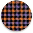 thumbnail image 1 of Coolnut Halloween Gingham Plaid Coasters for Drinks Set of 4, Absorbent Ceramic Drink Coaster with Cork Base for Wooden Coffee Table, Cool Housewarming Gift for Home Decor Gifts, 1 of 6