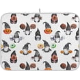 thumbnail image 1 of Coolnut Halloween Gnomes Dish Drying Mat Absorbent Reversible Drying Pad Dish Drainer Rack Mat for Kitchen Countertops Sinks,24"x18", 1 of 6
