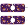 thumbnail image 1 of Coolnut Halloween Owls Cartoon Sink Splash Guard for Faucet 2 Packs Faucet Absorbent Mats, Faucet Handle Drip Catcher Quickly Drying Mat for Kitchen Counter Bathroom, 23.6"x5.5", 1 of 7
