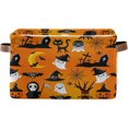 thumbnail image 1 of Coolnut Halloween Pumpkin Cat Storage Bin For Toy Storage Basket Dirty Clothes Sundries Office Home Closet Organizer Shelf Cube Box Waterproof Laundry Basket Decor Gifts, 1 of 7