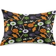 thumbnail image 1 of Coolnut Halloween Pumpkin Satin Pillowcase for Hair and Skin Silk Pillowcase, Standard Size(20x26 inches) - Slip Cooling Satin Pillow Covers with Envelope Closure（854） Home Decor Gifts, 1 of 7