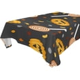 thumbnail image 1 of Coolnut Halloween Pumpkin Tablecloth, Waterproof Washable Polyester Square Table Cover, Durable Tablecloth for Kitchen Dining Table Party Decor, 60"X 120", 1 of 7