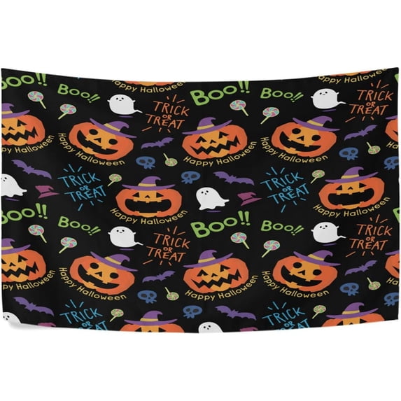 Coolnut Halloween Pumpkin Tapestry 90x60 Inche Wall Hanging Tapestry Wall Art Hanging Tapestries Bedroom Living Dorm Room Wall Decor Fabric Home Decor Gifts