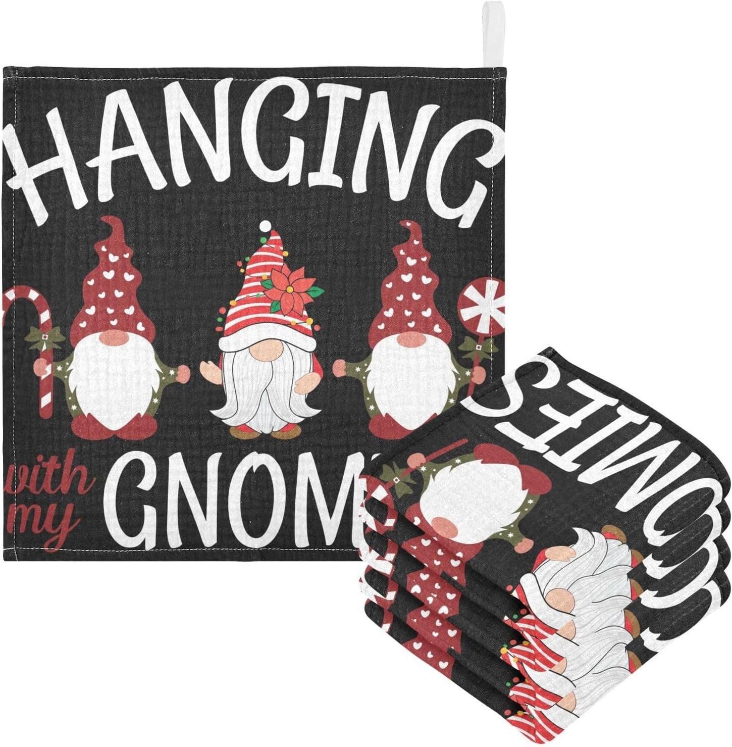Coolnut Hanging Give Gomies Baby Muslin Washcloths Face Towel, Xmas