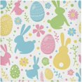 thumbnail image 1 of Coolnut Happy Easter Day Cloth Napkins Set of 1,Reusable Washable Polyester Dinner Table Napkins for Family,Kitchen,Dining,Party Decor, 1 of 7