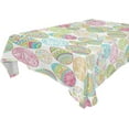 thumbnail image 1 of Coolnut Happy Easter Pattern Fabric Rectangle Tablecloth - Waterproof and Wrinkle-Resistant Table Cloth 60x120 Inch Table Cover for Indoor & Outdoor Dining House Decor, 1 of 7