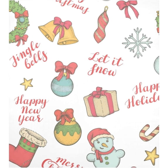 Coolnut Happy New Year Pattern Dishwasher Magnet Cover,Reusable Fridge Panel Decal with Magnetic Stickers for Kitchen Appliance Home Decor, 23"x 26"