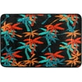 thumbnail image 1 of Coolnut Hawaiian Palm Tree Doormats Bathroom Floor Mat Lightweight Non-Slip Area Rugs Entrance Front Door Rug for Outdoor Garden Kitchen Bedroom 23.6" x 15.7" Home Decor, 1 of 7