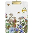 thumbnail image 1 of Coolnut Herb Wild Flower Clipboard, Acrylic Standard A4 Letter Size Clip Board with Low Profile Clip for Office, Classroom, Doctor, Nurse and Teacher, 12.5"x9", 1 of 7
