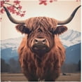 thumbnail image 1 of Coolnut Highland Cows Cloth Napkins Set of 1,20x20 Inches Napkins Cloth Washable Reusable Soft for Dinner,Wedding,Parties,Home Dinner,Tableative Decor Gift, 1 of 7
