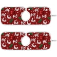 thumbnail image 1 of Coolnut Hohoho Santa Claus Laugh 2PCS Kitchen Faucet Mats, Bathroom Faucet Mat Sink Microfiber Cloth Faucet Splash Catcher Faucet Mat Dish Drying Mat Sink Mat for Kitchen Sink 14x5in, 1 of 7