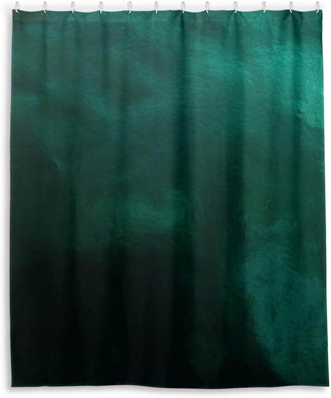 Coolnut Hunter Green Bathroom Waterproof Shower Curtain Set, 60"X72 ...