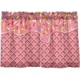 thumbnail image 1 of Coolnut Ice Cream Kitchen Curtains 2 Panels, UV Protected Tier Curtains Half Window Curtains Kitchen Tiers for Guest Room Bathroom Sink Laundry Room Basement,24 x 27 Inch, 1 of 6
