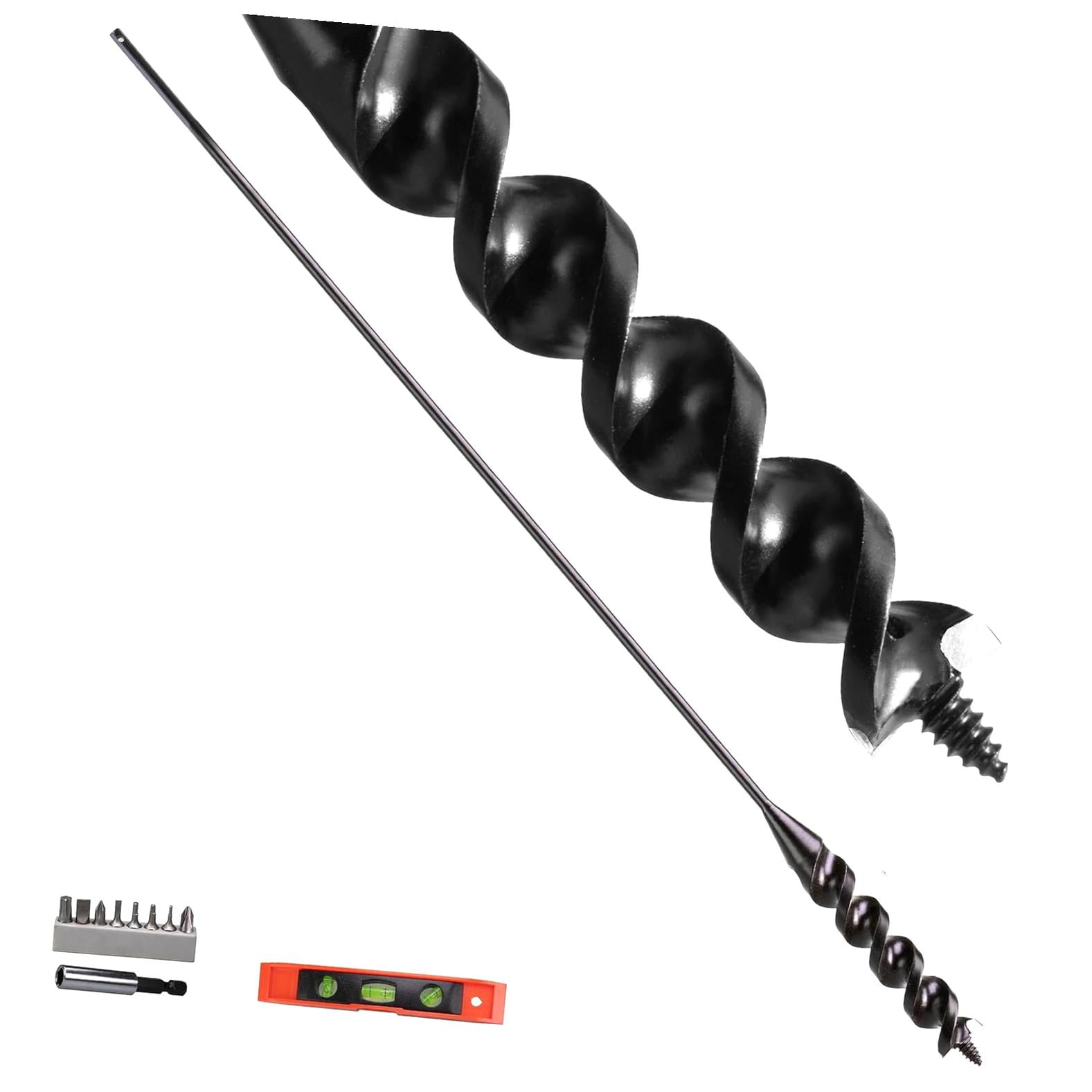 Coolnut Installer Drill Bit Fish Bit Self Screw Point For Pulling Line Through Tight Spaces 3 4 In X 4 5 Ft 54 In C - View #6
