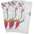 thumbnail image 1 of Coolnut Kitchen Dish & Tea Towel Birds On Branch Reusable Cloths for Cooking and Drying Dishes for Home Kitchen Cleaning, 28x18in-6 PCS, 1 of 5