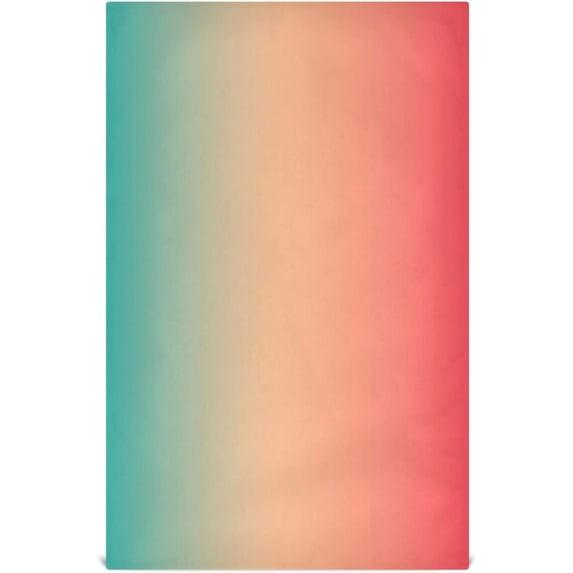Coolnut Kitchen Dish & Tea Towel Colorful Gradient Reusable Cloths for Cooking and Drying Dishes for Home Kitchen Cleaning, 28x18in-1PC