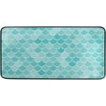 thumbnail image 1 of Coolnut Kitchen Mat Blue Mermaid Scales Kitchen Rug Mat Anti-Fatigue Comfort Floor Mat Non Slip Oil Stain Resistant Easy to Clean Kitchen Rug Bath Rug Carpet for Doormat Home Decor Gifts, 1 of 7