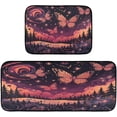 thumbnail image 1 of Coolnut Kitchen Rug Set of 2, Butterfly Tree Cushioned Anti-Fatigue Kitchen Mat Non Slip Washable Floor Mat Comfort Standing Mats for Office, Home, Laundry Room Home Decor Gifts, 1 of 7