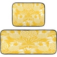 thumbnail image 1 of Coolnut Kitchen Rug Set of 2, Summer Pineapple Cushioned Anti-Fatigue Kitchen Mat Non Slip Washable Floor Mat Comfort Standing Mats for Office, Home, Laundry Room Home Decor Gifts, 1 of 7