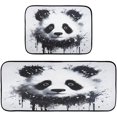 thumbnail image 1 of Coolnut Kitchen Rugs 2 Piece Waterproof Non Slip Kitchen Mat Panda Kitchen Rug Set for Sink Office Kitchen Cafe, 19.7"x47.2"+19.7"x27.6" Home Decor Gifts, 1 of 7