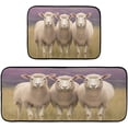 thumbnail image 1 of Coolnut Kitchen Rugs 2 Piece Waterproof Non Slip Kitchen Mat Sheeps in Field Kitchen Rug Set for Sink Office Kitchen Cafe, 19.7"x47.2"+19.7"x27.6" Home Decor Gifts, 1 of 7