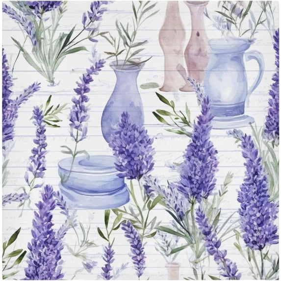 Coolnut Lavender Cloth Napkins Set of 1,20x20 Inches Napkins Cloth Washable Reusable Soft for Dinner,Wedding,Parties,Home Dinner,Tableative Decor Gift